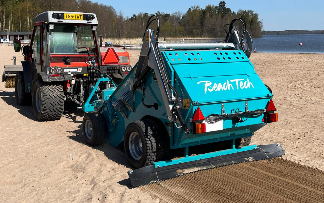 BeachTech 1000 rantojenhoitokone toimitettiin Espoon Kaupungille